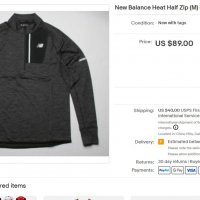 New Balance Heat Half Zip, снимка 12 - Спортни дрехи, екипи - 39335378