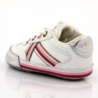 Бебешки обувки GEOX, бели с розово, снимка 4 - Бебешки обувки - 27349887
