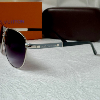 Louis Vuitton мъжки слънчеви очила авиатор, снимка 6 - Слънчеви и диоптрични очила - 44845152