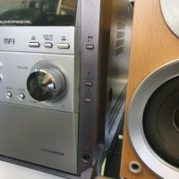 Аудиосистема Panasonic SA-PM19 с две тонколони и дистанционно. Има радио, 5 диска. Чете mp3. Касетат, снимка 11 - Аудиосистеми - 43747387