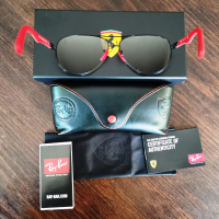 RAY-BAN Ferrari Слънчеви очила RB 8313-M F009/6G 100% UVA & UVB, снимка 8 - Мъжки - 44863389