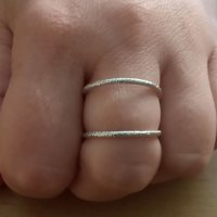 Сребърен пръстен, снимка 7 - Пръстени - 37273147