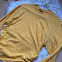 Жълта блуза, снимка 2 - Блузи с дълъг ръкав и пуловери - 32624971
