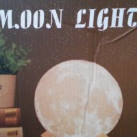 Лампа 3D Moon Light, снимка 6 - Настолни лампи - 39581741