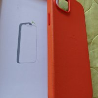 iPhone 14 Plus оригинален кожен калъф, снимка 4 - Калъфи, кейсове - 44047078