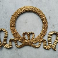 барокова апликация от бронз, снимка 1 - Антикварни и старинни предмети - 32496786