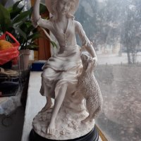 Страхотна голяма статуетка от мраморен прах - Mario Pegoraro, снимка 2 - Антикварни и старинни предмети - 43821328