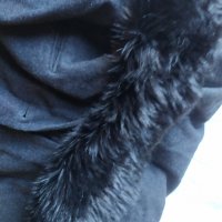 Дълго черно палто, снимка 3 - Палта, манта - 38237995