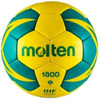 Хандбална топка размер 2, MOLTEN H1X1800-YG, Одобрена от IHF, снимка 1 - Хандбал - 43201838