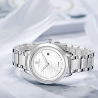 Дамски часовник NAVIFORCE Clarity SIlver/White 5008 SW., снимка 6 - Дамски - 34745000