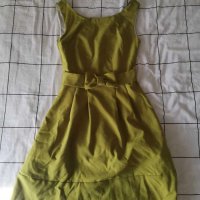 Тревисто зелена рокля - нова. Размер S/М, снимка 1 - Рокли - 43487907