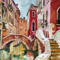 Венеция 1  #венеция #пейзажотиталия #романтика #изгоднацена, снимка 1 - Картини - 28970731