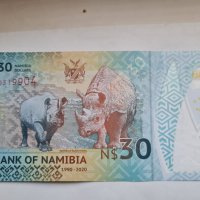 NAMIBIA 🇳🇦 N $ 30 DOLLARS 🇳🇦 2020 COMMEMORATIVE NOTE. UNC , снимка 2 - Нумизматика и бонистика - 38174645