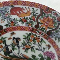 китайска порцеланова чиния ръчна изроботка, снимка 8 - Антикварни и старинни предмети - 26223816