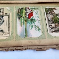 Лот Стари пощенски картички и албум, снимка 3 - Филателия - 37758961