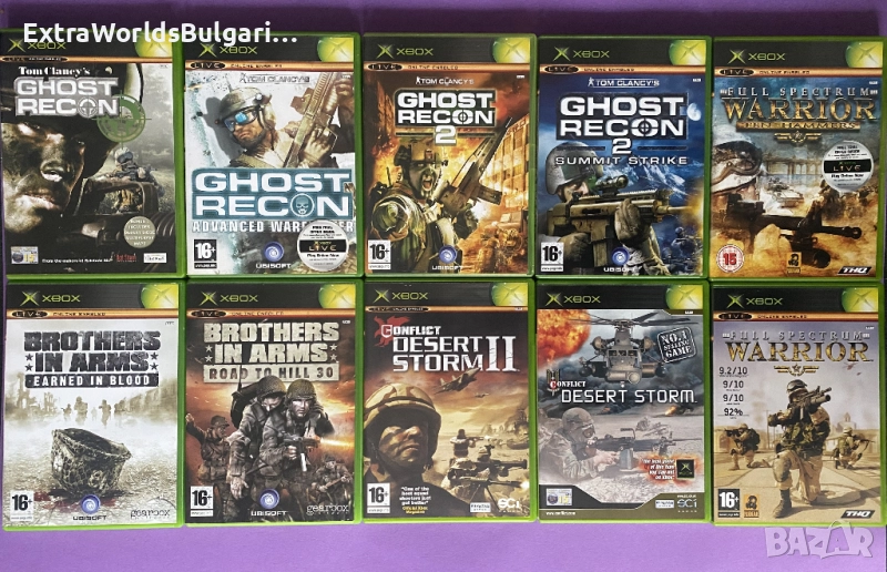 Игри за оригиналния Xbox – тактически и военни шутъри, снимка 1