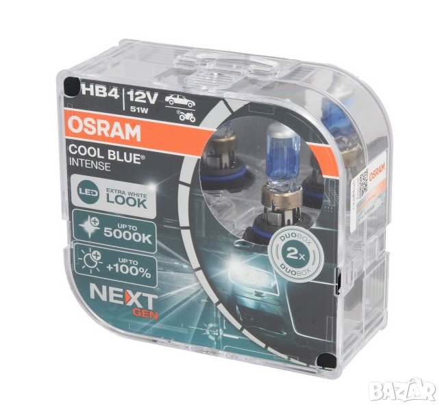 Osram HB4 Cool Blue Intense NEXT GENERATION халогенни крушки 2бр. , снимка 1