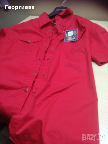Дамска червена  риза, снимка 1