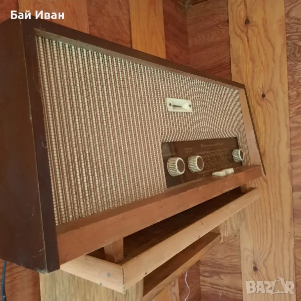Старо радио Концертино 1963 г. произведено В. Търново- антика,уникат,топ състояние,колекционерско !, снимка 1