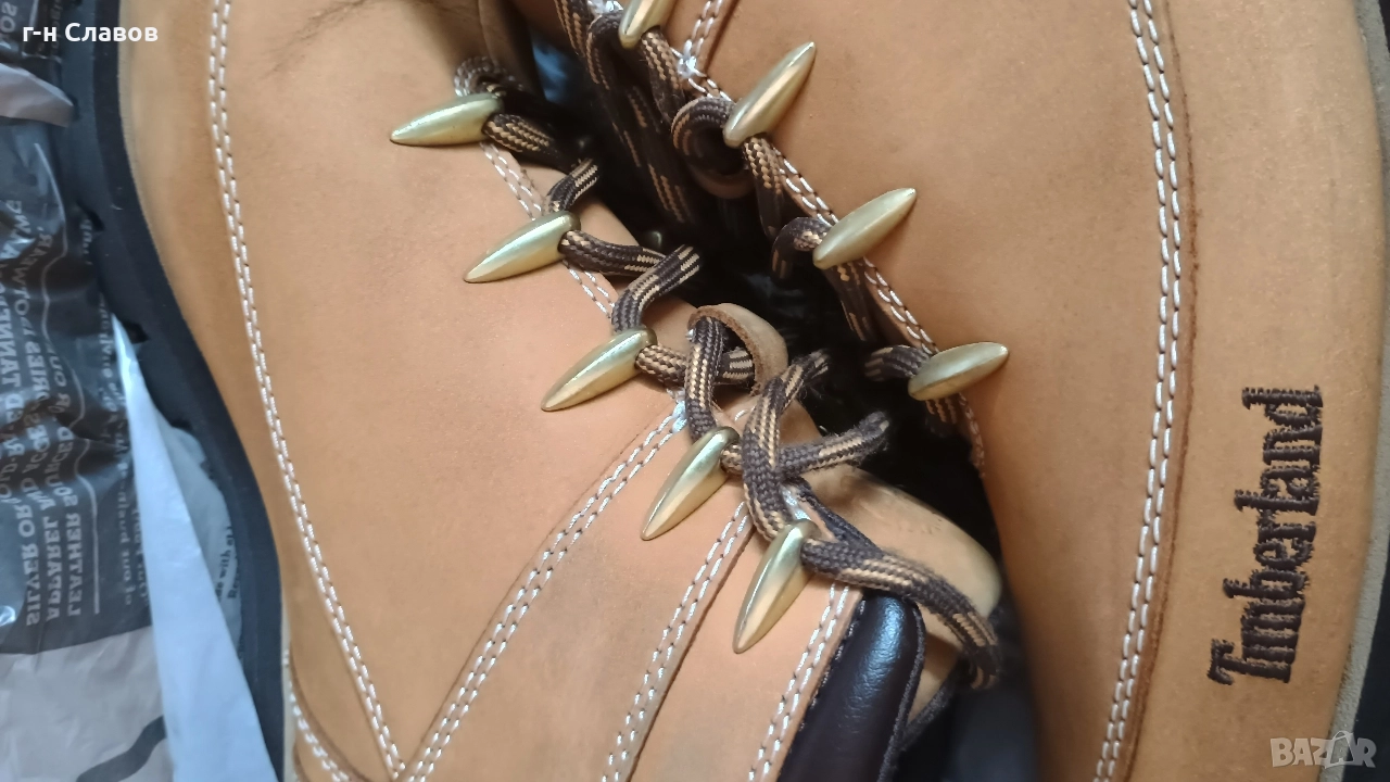 Gold Timberland, Mid Hiker, Nabuck, снимка 1