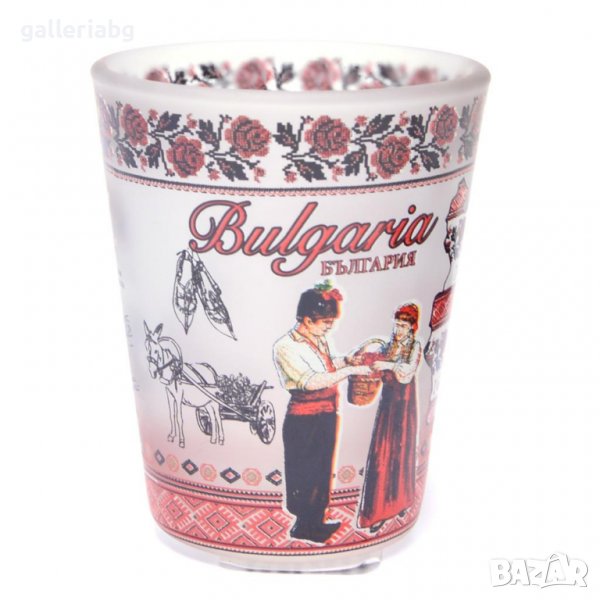 Чаша (шот) - Карта на България 12 бр., снимка 1