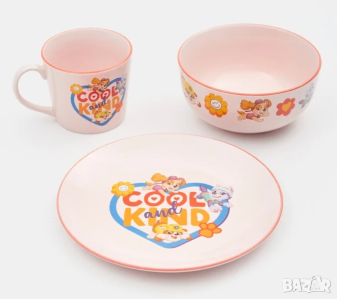 SINSAY НОВ Детски сервиз за хранене PAW PATROL за момиче, снимка 1