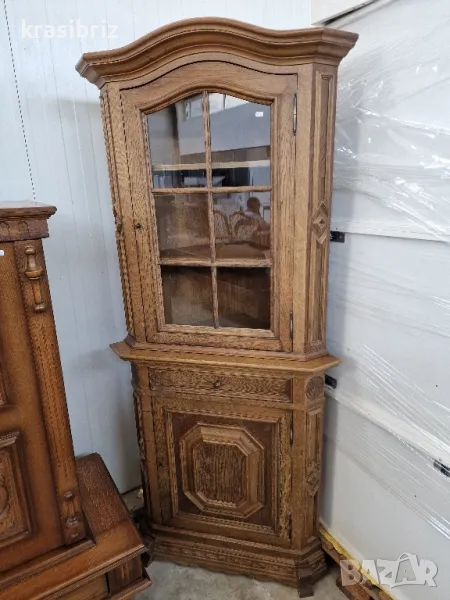 Масивна Ъглова Витрина -внос от Германия! , снимка 1