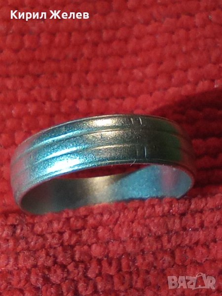 СТИЛЕН СРЕБЪРЕН ВИНТИДЖ АРТ ПРЪСТЕН СРЕБРО 925 АНГЛИЯ Тип ХАЛКА 40120, снимка 1