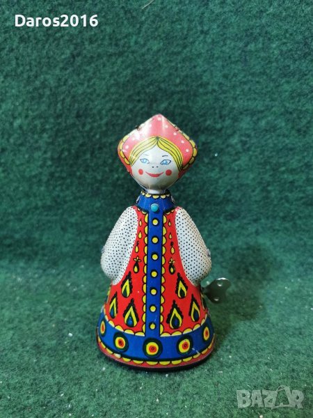 Стара ламаринена играчка с механизъм , снимка 1