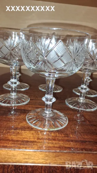 Чаши за червено вино от оловен кристал , снимка 1