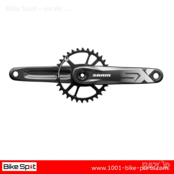 32t SRAM SX Eagle 165mm Dub 1x Cranks Курбели Една Плоча Куха Ос, снимка 1