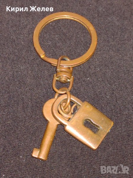 Красив ключодържател метален КЛЮЧЕ и КАТИНАР стилен дизайн 42375, снимка 1