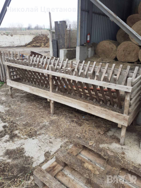 Продавам дървени и метални ясли втора употреба, снимка 1