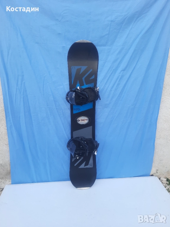 сноуборд  K2  с автомати  140см. , снимка 1