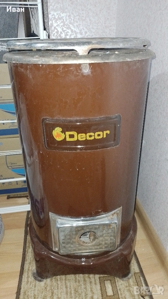 печка на твърдо гориво, снимка 1