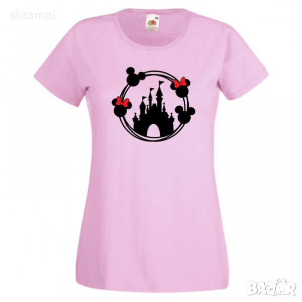 Дамска тениска Disney Castle 1 Mickey Mouse,Minnie Mouse,Мини Маус,Микки Маус.Подарък,Изненада,, снимка 1