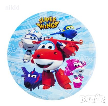 super wings 10 бр парти чинии чинийки, снимка 1