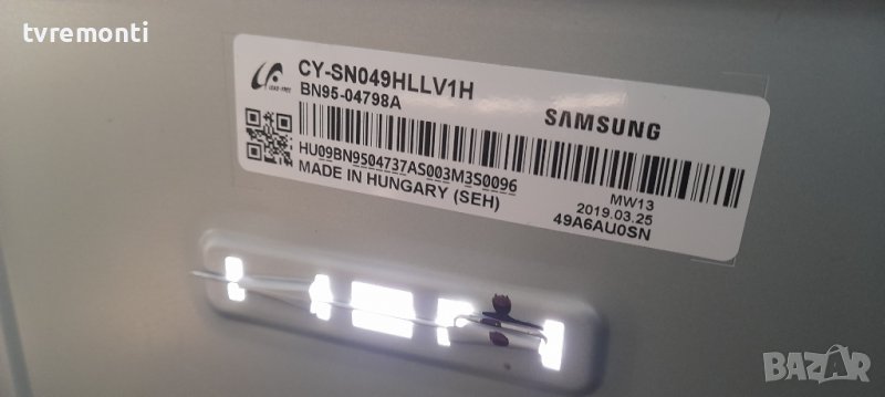 лед диоди от дисплей CY-SN049HLLV1H от телевизор SAMSUNG модел UE49NU8009T, снимка 1