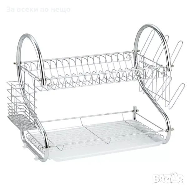 ✨Сушилник за съдове 2 нива Muhler MR-5224CR 52x24.5x37cm, снимка 1