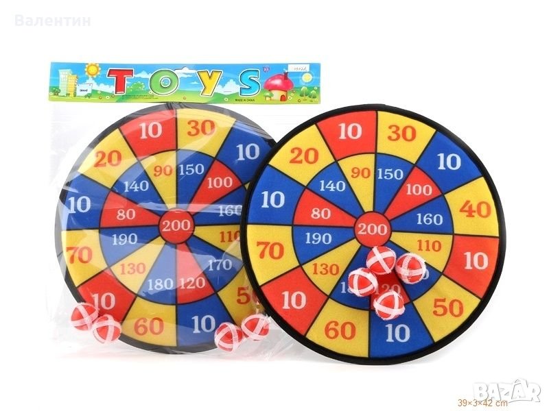 Дартс лепящ Безопасен в плик 36 см., снимка 1