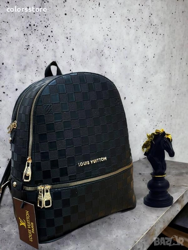 Луксозна Черна раница Louis Vuitton/SG159m, снимка 1