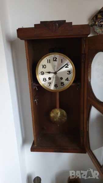 Френски Масивен Стенен Часовник ODO, снимка 1