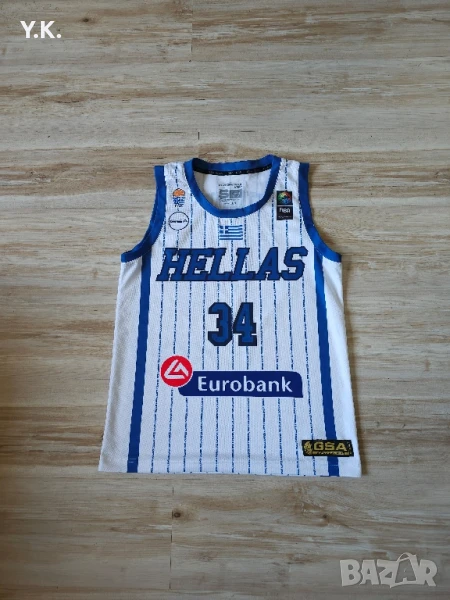 Оригинален мъжки баскетболен потник GSA x Greece x G. Antetokounmpo / Season 19, снимка 1