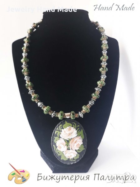 Свежо колие ''Пролет''-ръчно изработено, снимка 1