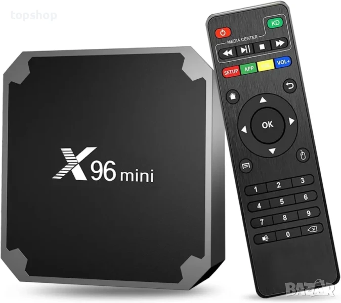 НОВ, ТЕСТВАН Android TV Box 4k, X96 Mini Android 11.0 Smart Box, НА БЪЛГАРСКИ..., снимка 1