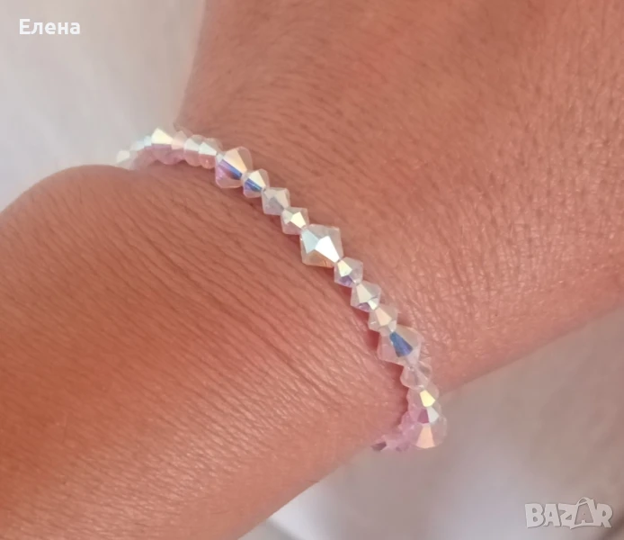 Луксозна гривна с кристали, снимка 1