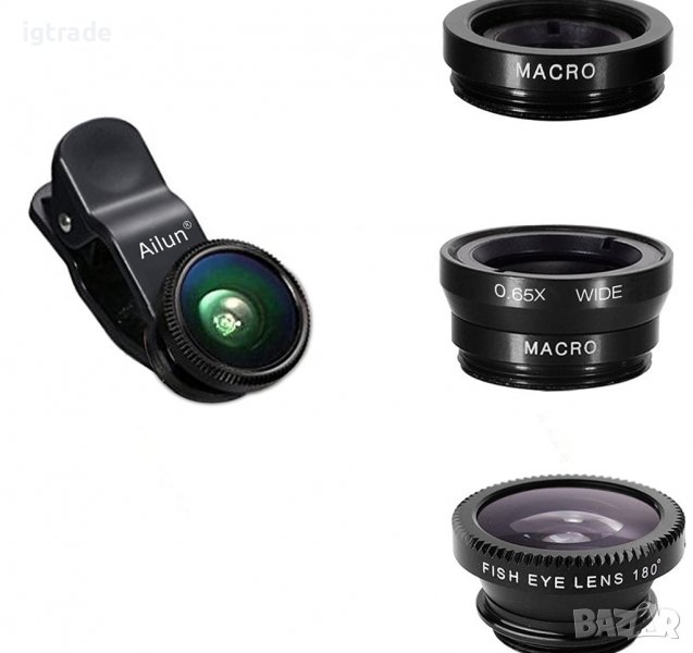 3 в 1 - лещи/обективи за телефон, снимка 1