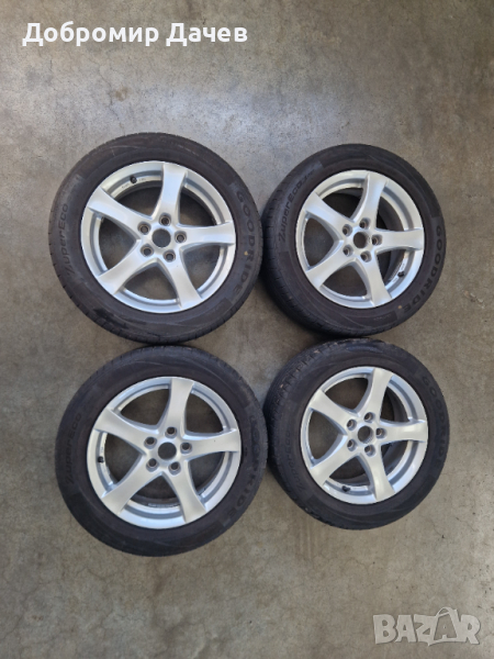 Джанти BORBET 6Jx16H2 ET 48 +летни гуми GOODRIDE ZuperEco 205/55 R16, снимка 1