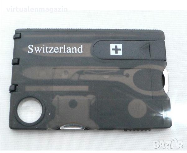 Мултифункционален инструмент с LED фенерче Switzerland, снимка 1