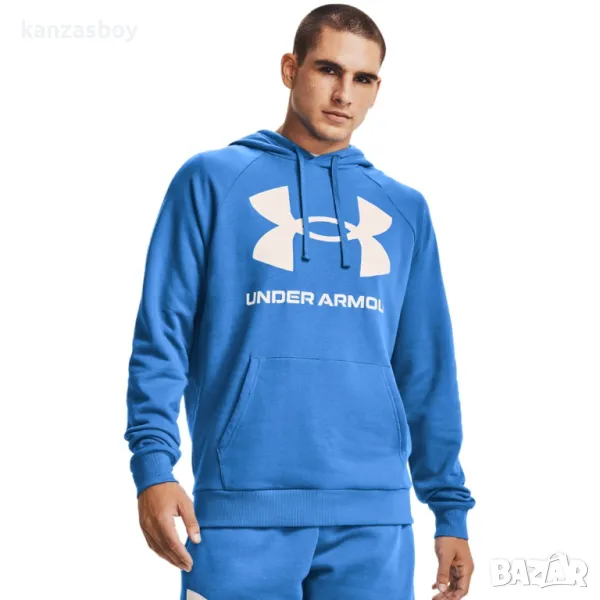 Under Armour Rival Fleece Big Logo Hoodie - страхотно мъжко горнище 2ХЛ, снимка 1